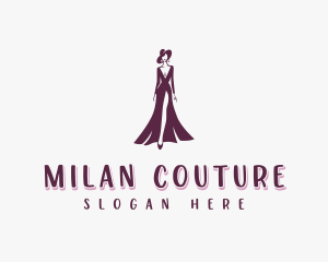 Couture Modeling Styling logo design