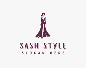 Couture Modeling Styling logo design