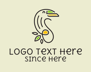 Eco - Feminine Eco Toucan logo design