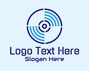 Disc - Disc Streaming Signal logo design