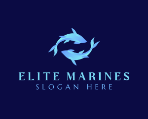 Fish Fishery Marine logo design