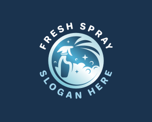 Spray - Housekeeping Sanitation Spray logo design