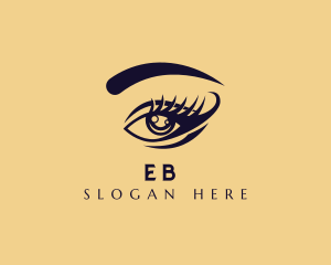 Beauty Eyelash Makeup Logo