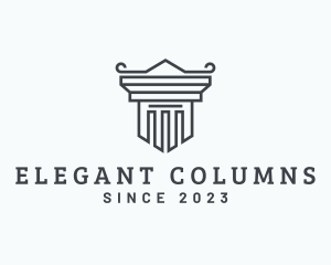 Realty Pillar Column logo design