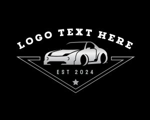 Coupe - Car Drifting Mechanic logo design