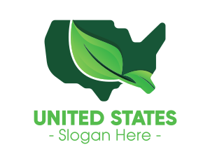 United States Nature Leaf logo design