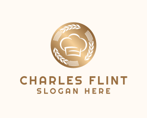 Restaurant - Gold Chef Medal logo design