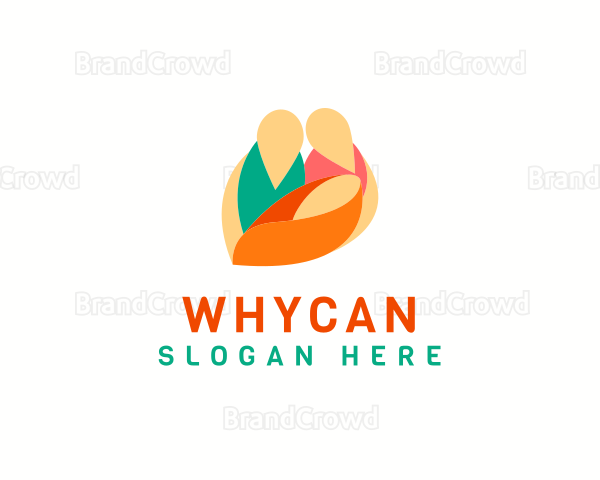 Colorful Family Parent Logo