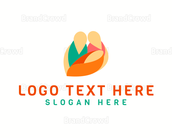 Colorful Family Parent Logo