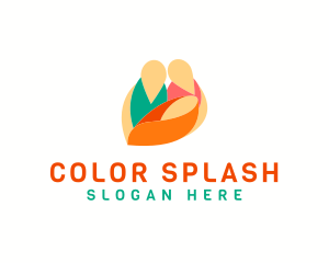 Colorful Family Parent logo design