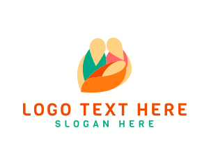 Social Service - Colorful Family Parent logo design