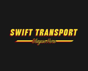 Transportation Logistics Garage logo design