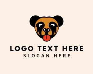 Ursidae - Bear Wildlife Zoo logo design