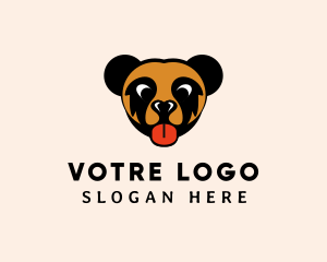 Bear Wildlife Zoo Logo