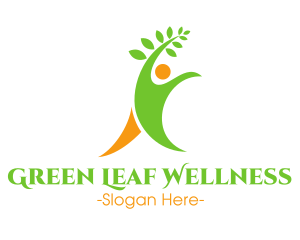 Wellness Meditation Yoga logo design