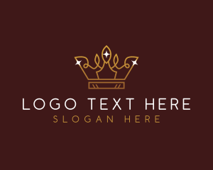 Elegant - Crown King Royalty logo design