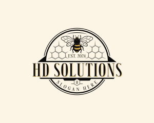 Bumblebee Apiary Bee Logo