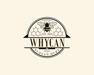 Natural Beehive Bee Logo