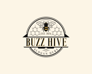 Bumblebee Apiary Bee logo design