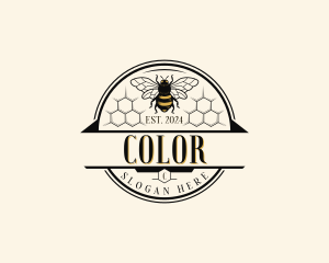 Beehive - Natural Beehive Bee logo design