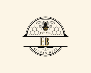 Natural - Natural Beehive Bee logo design