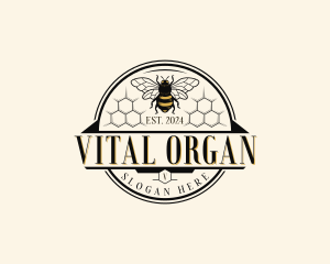 Bumblebee Apiary Bee logo design