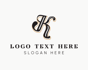 Singer - Creative Groove Entertainment Letter K logo design