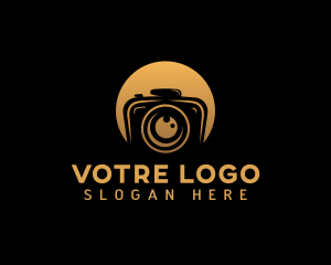 Focus - Camera Photography Studio logo design