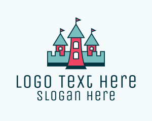 Playhouse - Theme Park Castle logo design