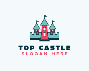 Theme Park Castle  logo design