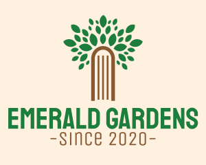 Tree Garden Door logo design