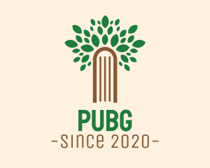 Environmental - Tree Garden Door logo design