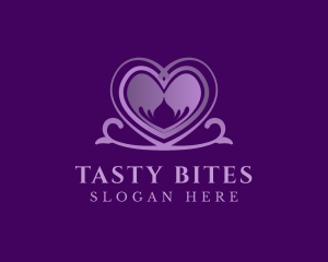 Jewelry - Purple Elegant Heart logo design