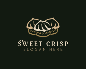 Sweet Cupcake  Dessert logo design