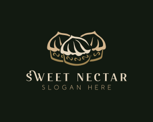 Sweet Cupcake  Dessert logo design