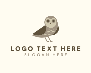 Pet Store - Wild Owl Bird logo design