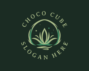 Natural Organic Grass Logo
