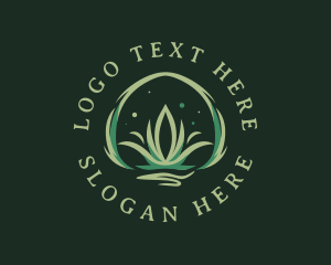 Natural Organic Grass Logo