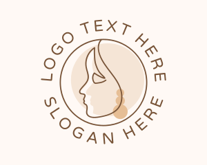 Brown - Luxe Female Earrings logo design