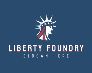 United States Lady Liberty logo design