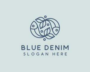 Aquatic Fish Seafood logo design