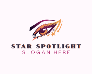 Star Eyelashes Salon logo design