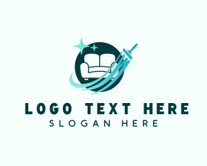 Couch - Furniture Cleaning Sanitation logo design