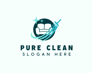 Furniture Cleaning Sanitation logo design