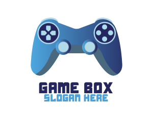 Xbox - Blue Controller Gaming logo design