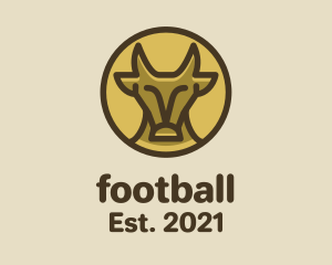 Livestock - Minimalist Wild Buffalo logo design