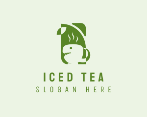 Tea Dinosaur Herb logo design