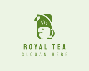 Tea Dinosaur Herb logo design