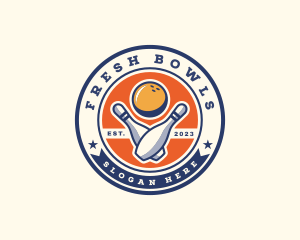 Bowling Championship League logo design