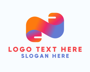 Application - Digital Startup Letter N logo design